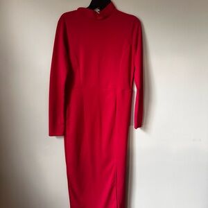 Boohoo Vibrant Pink Maxi Dress